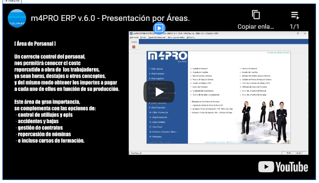 m4PRO ERP Constructora Video Presentación
